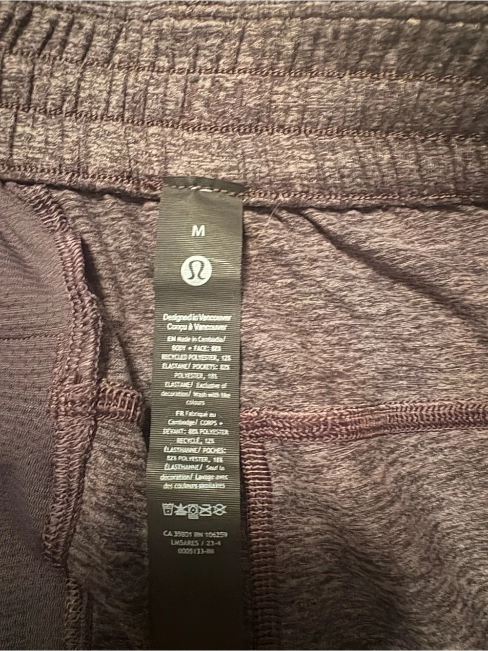 Lululemon Men’s Joggers Charcoal Gray Size Medium NWOT Athletic Lounge Pants